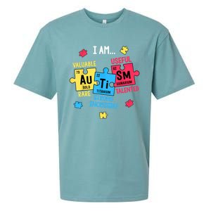 Autism Elets Periodic Table Awareness Asd Great Gift Sueded Cloud Jersey T-Shirt