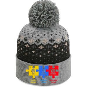 Autism Elets Periodic Table For Chemistry Teacher Gift The Baniff Cuffed Pom Beanie