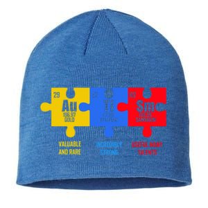 Autism Elets Periodic Table For Chemistry Teacher Gift Sustainable Beanie