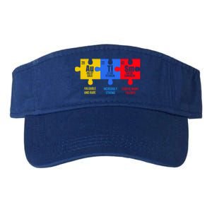 Autism Elets Periodic Table For Chemistry Teacher Gift Valucap Bio-Washed Visor