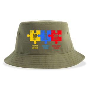 Autism Elets Periodic Table For Chemistry Teacher Gift Sustainable Bucket Hat