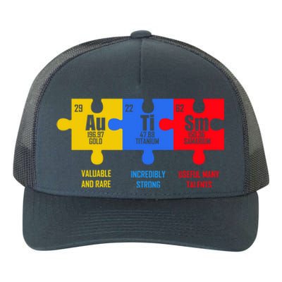 Autism Elets Periodic Table For Chemistry Teacher Gift Yupoong Adult 5-Panel Trucker Hat