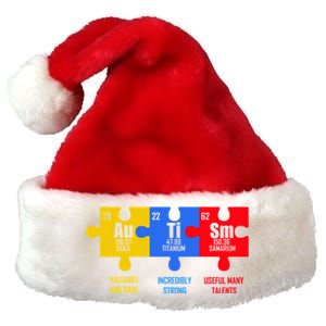 Autism Elets Periodic Table For Chemistry Teacher Gift Premium Christmas Santa Hat