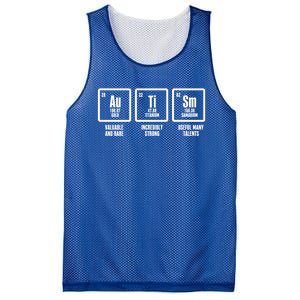 Autism Elets Periodic Table For Chemistry Teacher Cute Gift Mesh Reversible Basketball Jersey Tank