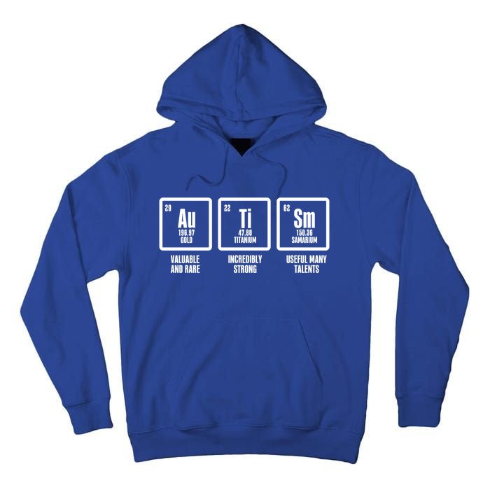 Autism Elets Periodic Table For Chemistry Teacher Cute Gift Tall Hoodie