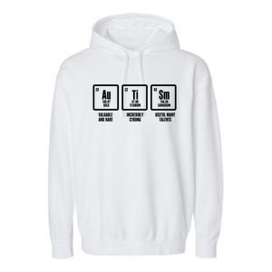 Autism Elets Periodic Table For Chemistry Teacher Cute Gift Garment-Dyed Fleece Hoodie