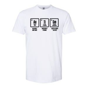 Autism Elets Periodic Table For Chemistry Teacher Cute Gift Softstyle CVC T-Shirt