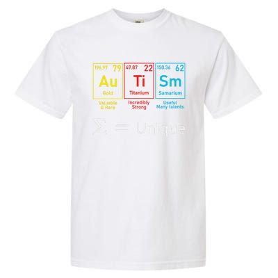 Autism Elets Periodic Table Awareness Asd Gift Garment-Dyed Heavyweight T-Shirt