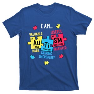 Autism Elets Periodic Table Awareness Asd Funny Gift T-Shirt