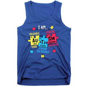 Autism Elets Periodic Table Awareness Asd Funny Gift Tank Top