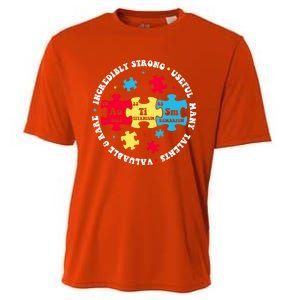 Autism Elets Periodic Table Awareness Asd Great Gift Cooling Performance Crew T-Shirt