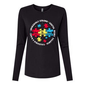 Autism Elets Periodic Table Awareness Asd Great Gift Womens Cotton Relaxed Long Sleeve T-Shirt