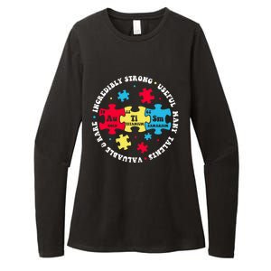 Autism Elets Periodic Table Awareness Asd Great Gift Womens CVC Long Sleeve Shirt