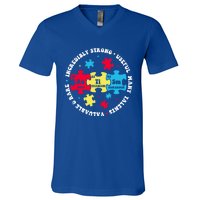 Autism Elets Periodic Table Awareness Asd Great Gift V-Neck T-Shirt