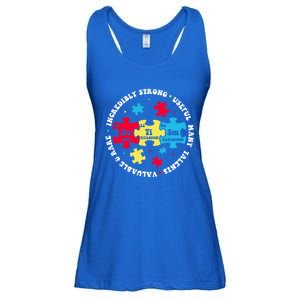 Autism Elets Periodic Table Awareness Asd Great Gift Ladies Essential Flowy Tank