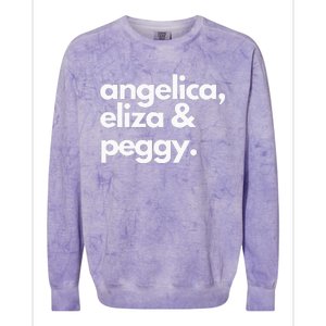 Angelica Eliza & Peggy Historic Hamilton Colorblast Crewneck Sweatshirt