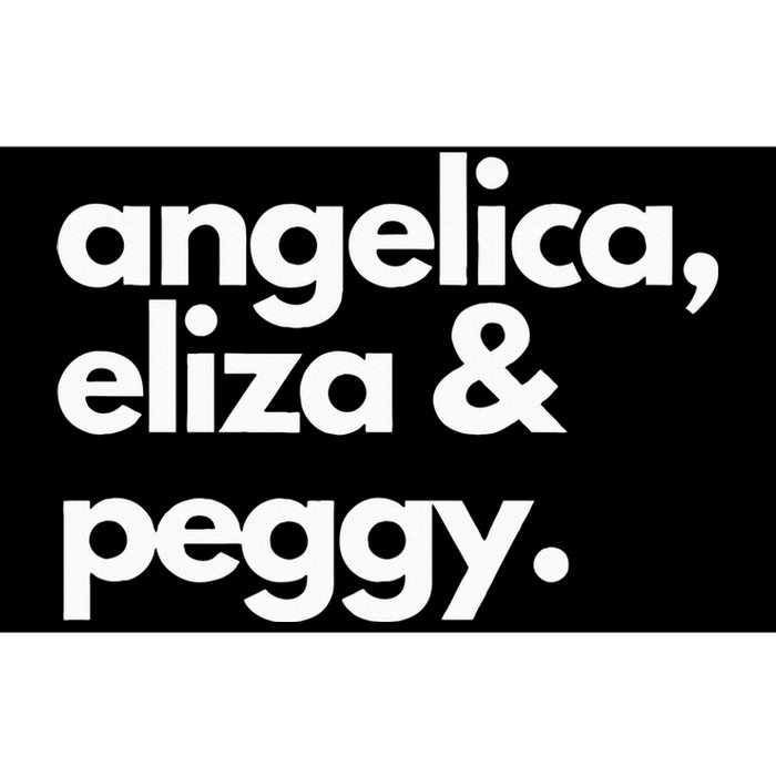 Angelica Eliza & Peggy Historic Hamilton Bumper Sticker