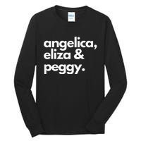 Angelica Eliza & Peggy Historic Hamilton Tall Long Sleeve T-Shirt