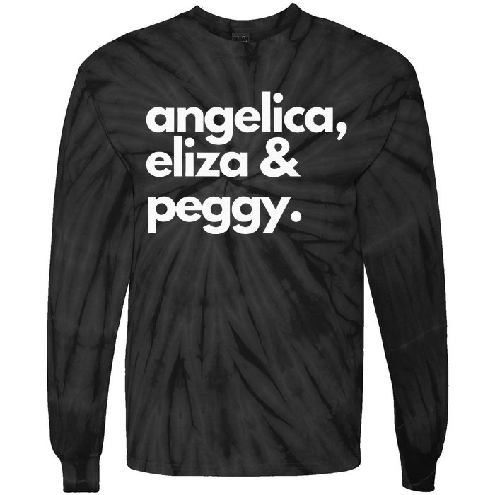 Angelica Eliza & Peggy Historic Hamilton Tie-Dye Long Sleeve Shirt