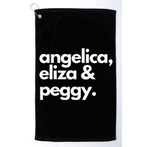 Angelica Eliza & Peggy Historic Hamilton Platinum Collection Golf Towel