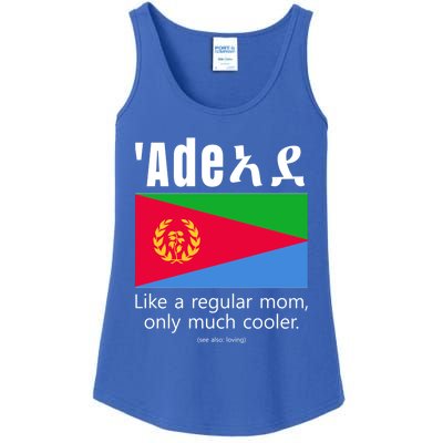 American Eritrean Patriot Flag Mothers Day Eritrea Mom Cute Gift Ladies Essential Tank