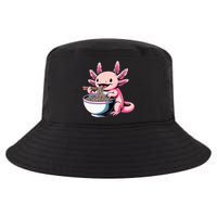 Axolotl Eating Ramen Lover Kawaii Axolotl Cool Comfort Performance Bucket Hat