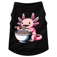 Axolotl Eating Ramen Lover Kawaii Axolotl Doggie Tank