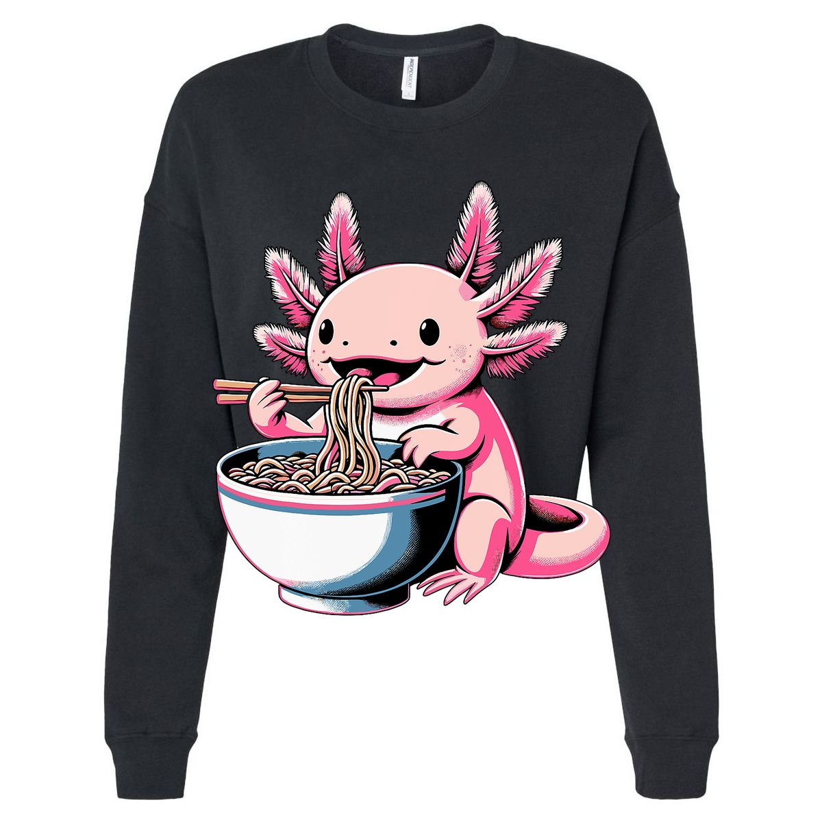 Axolotl Eating Ramen Lover Kawaii Axolotl Doggie Tank