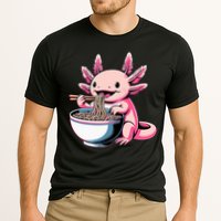 Axolotl Eating Ramen Lover Kawaii Axolotl Cooling Performance Crew T-Shirt
