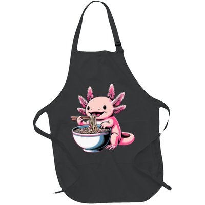 Axolotl Eating Ramen Lover Kawaii Axolotl Apron