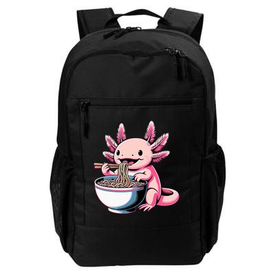Axolotl Eating Ramen Lover Kawaii Axolotl Backpack