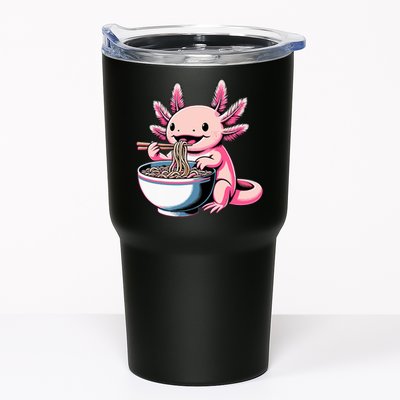Axolotl Eating Ramen Lover Kawaii Axolotl Tumbler