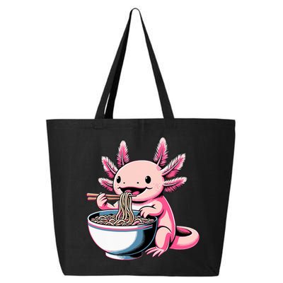 Axolotl Eating Ramen Lover Kawaii Axolotl 25L Jumbo Tote