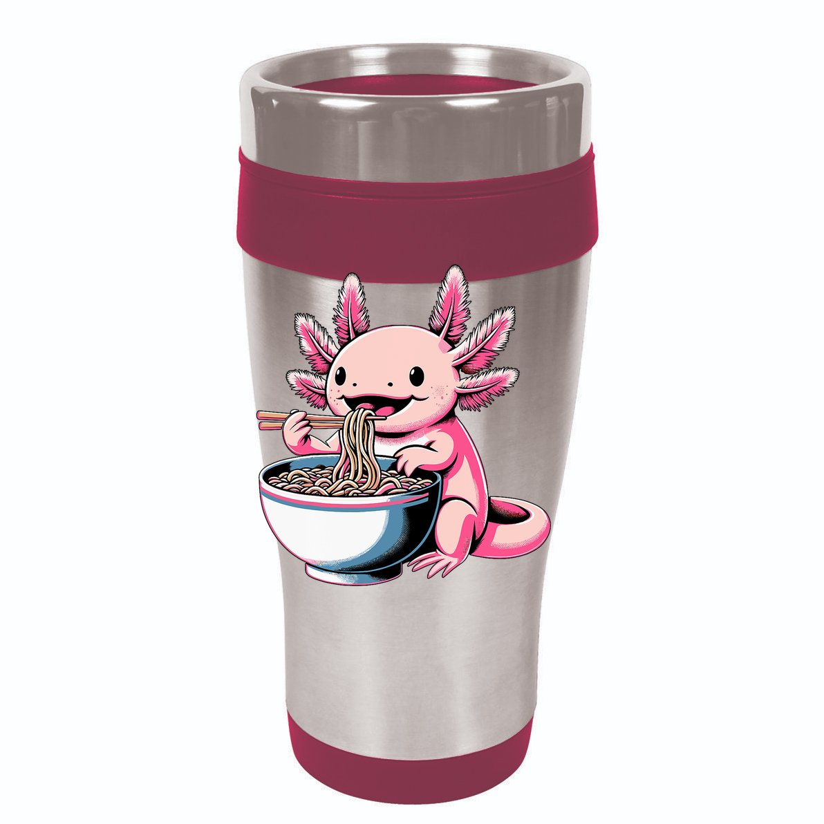 Axolotl Eating Ramen Lover Kawaii Axolotl Womens Tank Top