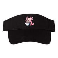 Axolotl Eating Ramen Lover Kawaii Axolotl Visor