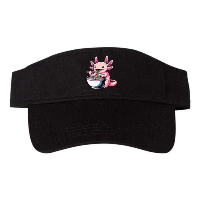 Axolotl Eating Ramen Lover Kawaii Axolotl Visor