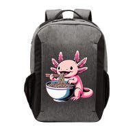 Axolotl Eating Ramen Lover Kawaii Axolotl Vector Backpack