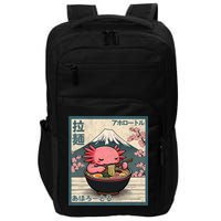 Axolotl Eating Ramen Retro Japanese Kawaii Anime Impact Tech Backpack