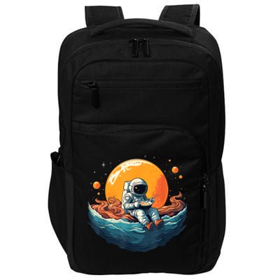 Astronaut Eats Ramen Anime Space Gifts Funny Space Ramen Impact Tech Backpack