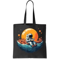 Astronaut Eats Ramen Anime Space Gifts Funny Space Ramen Tote Bag