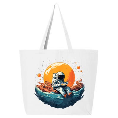 Astronaut Eats Ramen Anime Space Gifts Funny Space Ramen 25L Jumbo Tote