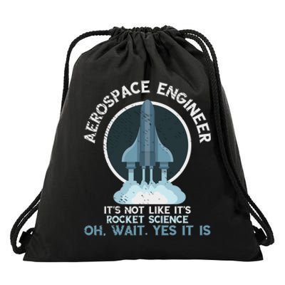 Aerospace Engineer Rocket Science Scientist Engineering Drawstring Bag