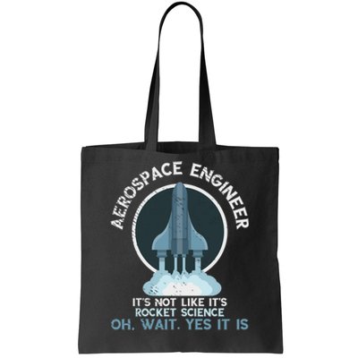 Aerospace Engineer Rocket Science Scientist Engineering Tote Bag