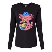 Axolotl Eating Ra Hanukkah Star Of David Chanukah Jewish  Womens Cotton Relaxed Long Sleeve T-Shirt