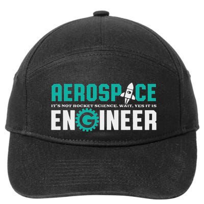 Aerospace Engineer Rocket Science Engineering 7-Panel Snapback Hat
