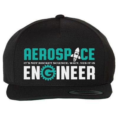 Aerospace Engineer Rocket Science Engineering Wool Snapback Cap