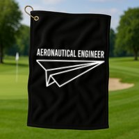 Aeronautical Engineer Golf Towel