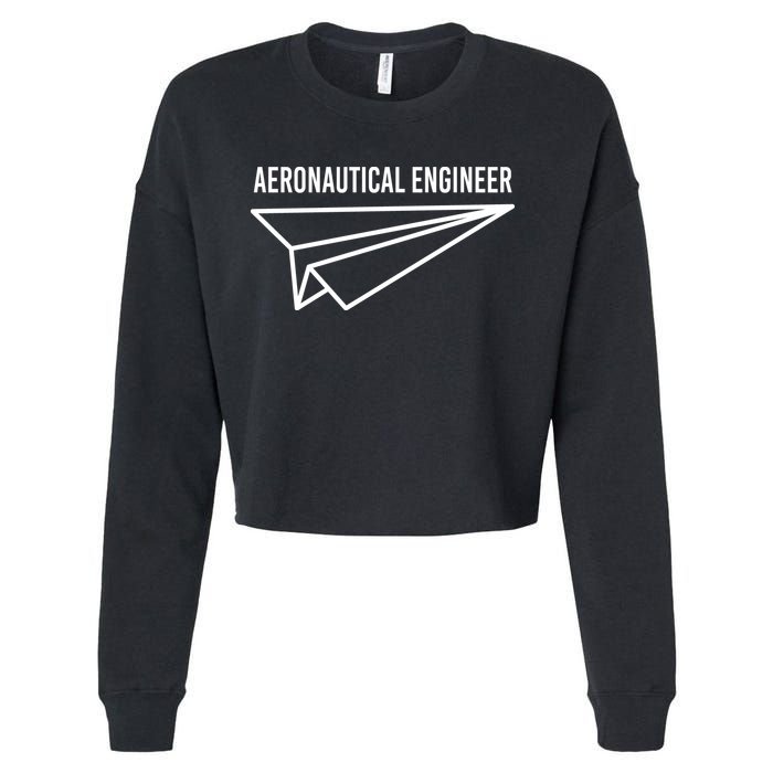 Aeronautical Engineer Cropped Pullover Crew