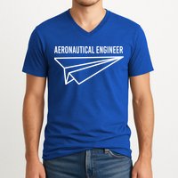 Aeronautical Engineer V-Neck T-Shirt