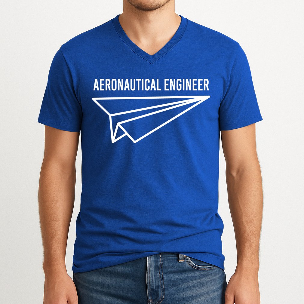Aeronautical Engineer V-Neck T-Shirt